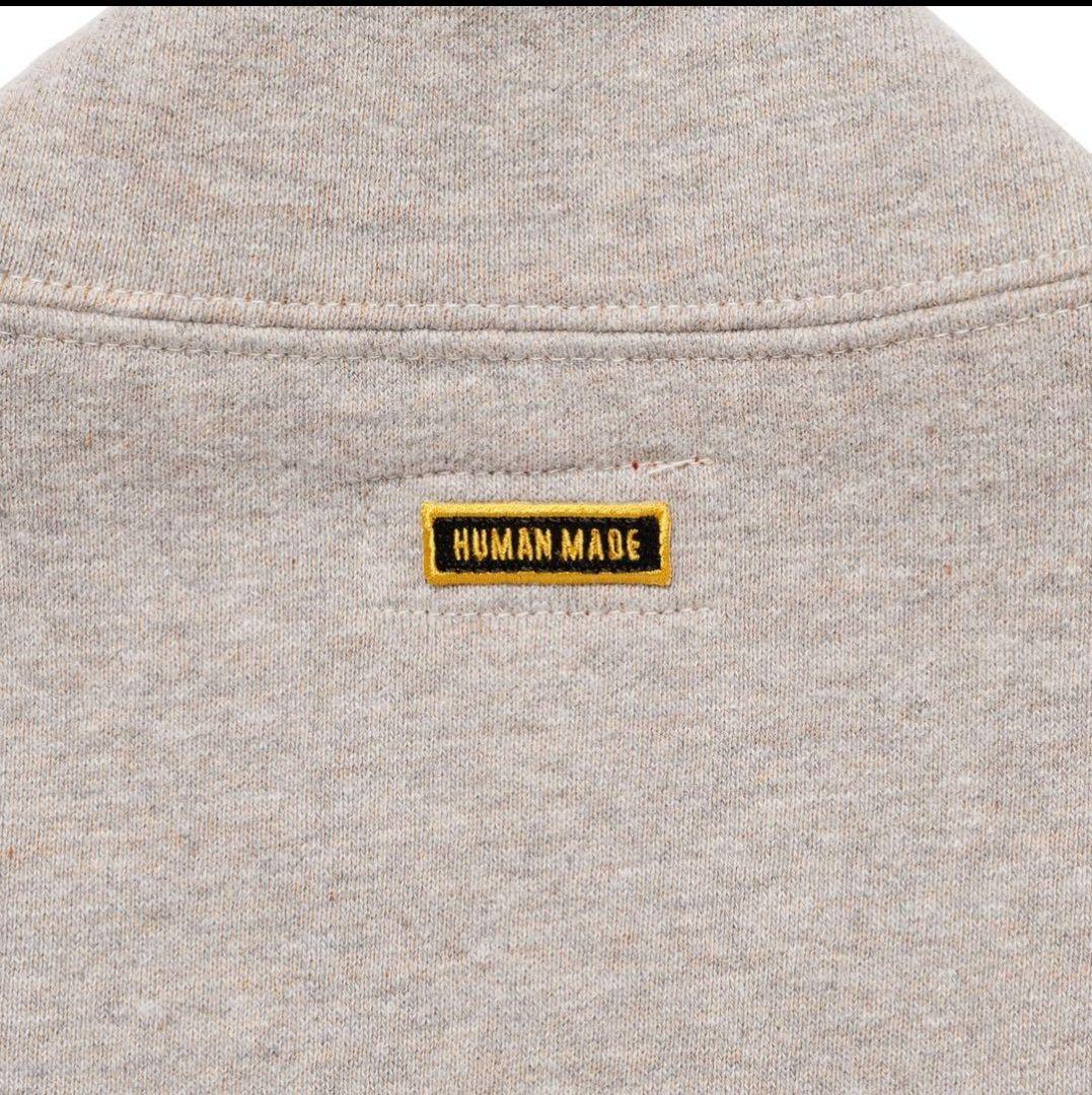 HUMANMADE SWEAT CARDIGANグレー ジップアップ XLサイズ