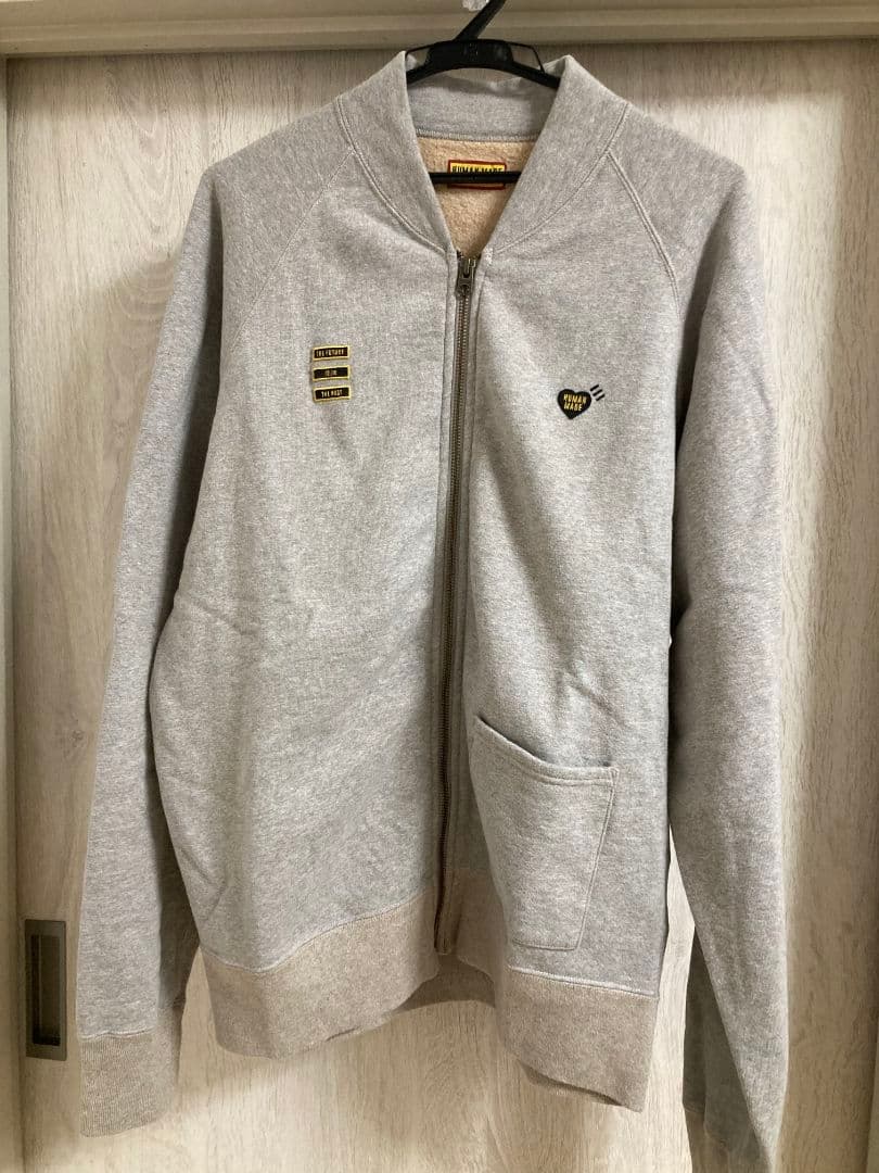 HUMANMADE SWEAT CARDIGANグレー ジップアップ XLサイズ