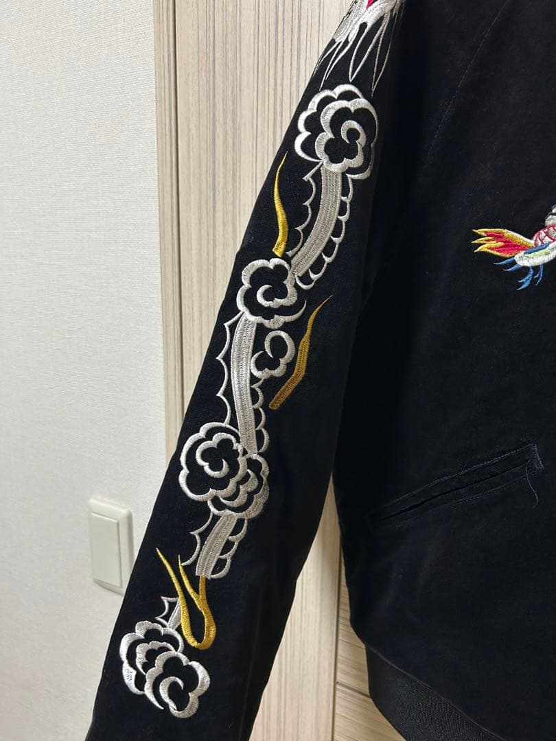 最終値下げHYO-HYO 別注 24AW ベロアスーベニアジャケット スカジャン