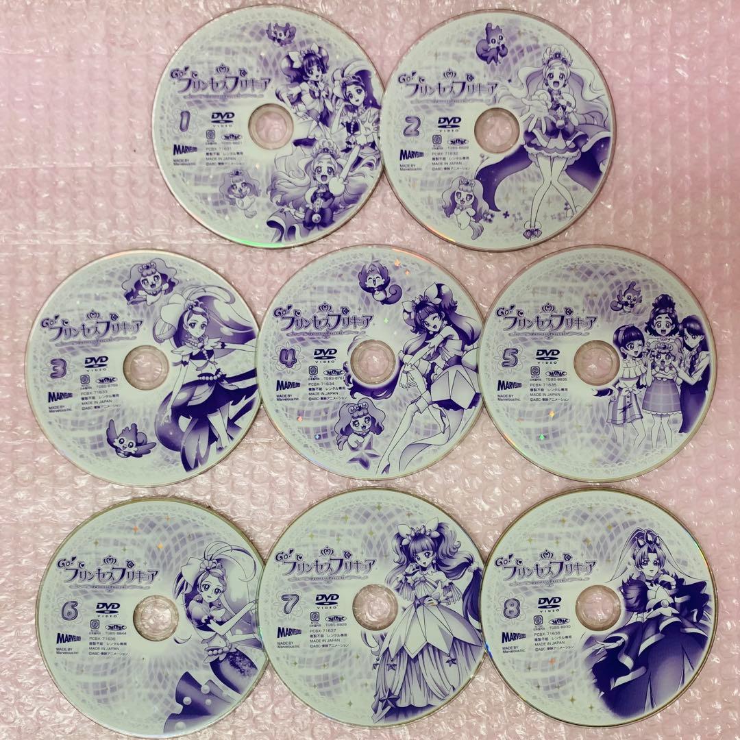 劇場版付き　Go!プリンセスプリキュア　DVD全巻セット　全16巻＋映画1枚