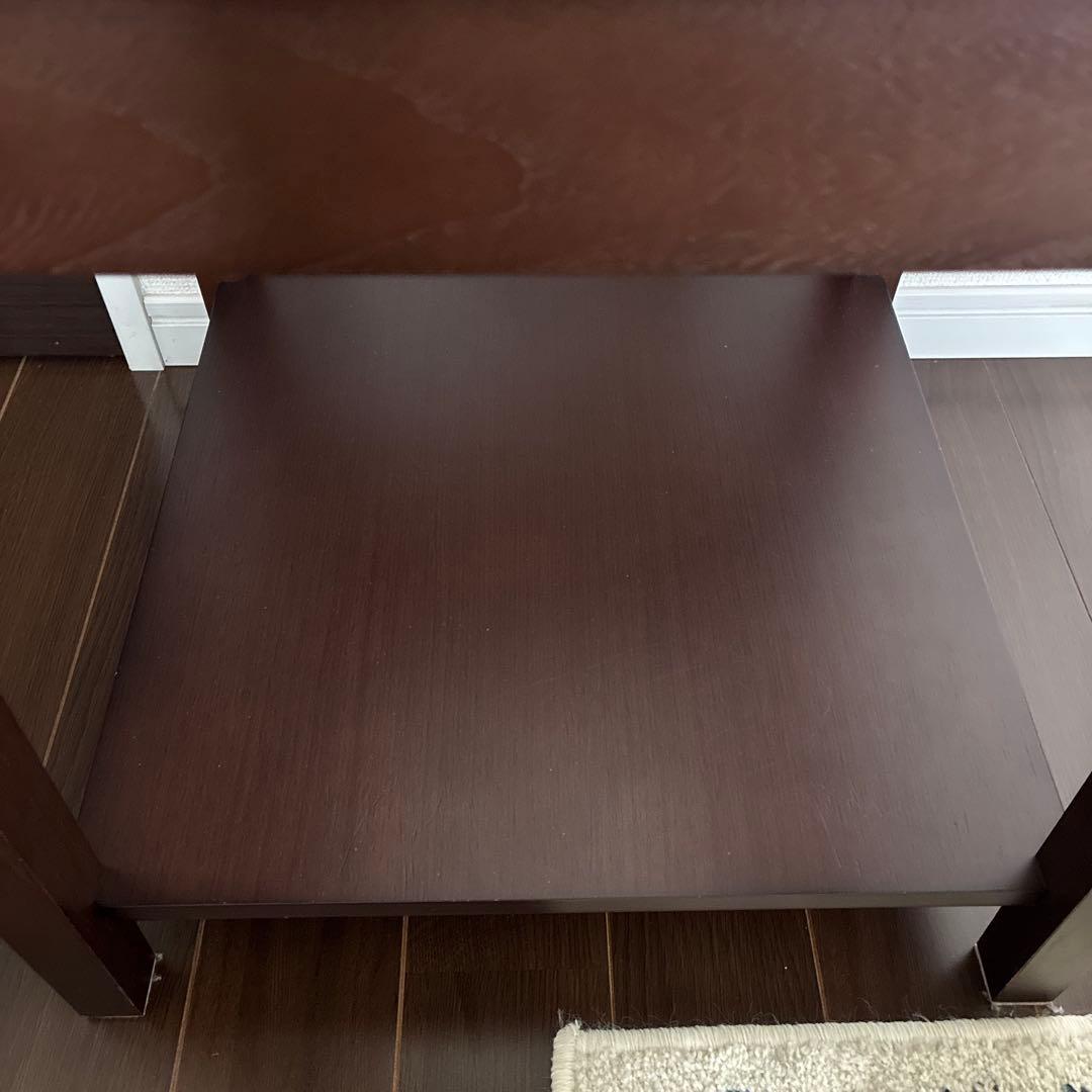 マルニ木工　maruni　ネストテーブル　ガラスサイドテーブル