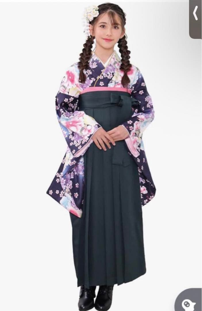 【定価13000円】袴140 (150) 簡単着付け セット 小学生 卒業式