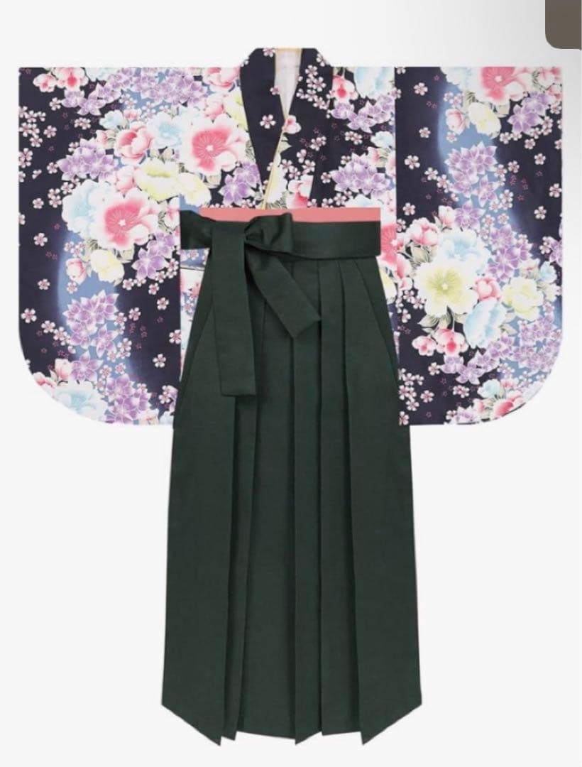 【定価13000円】袴140 (150) 簡単着付け セット 小学生 卒業式