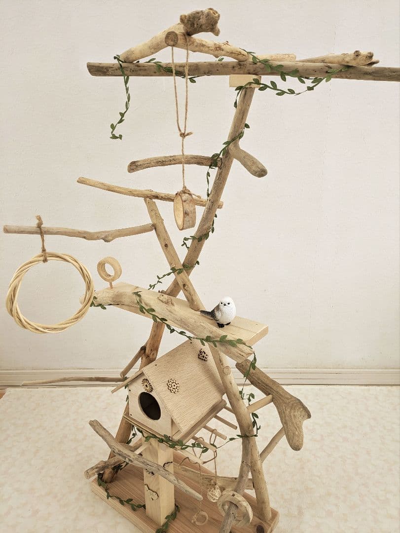 バードアスレチック63 流木 バードジム　バードトイ