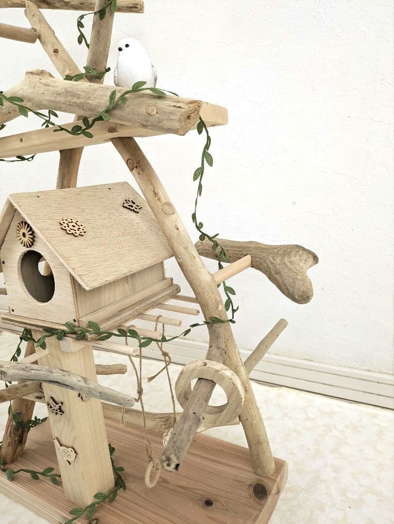 バードアスレチック63 流木 バードジム　バードトイ