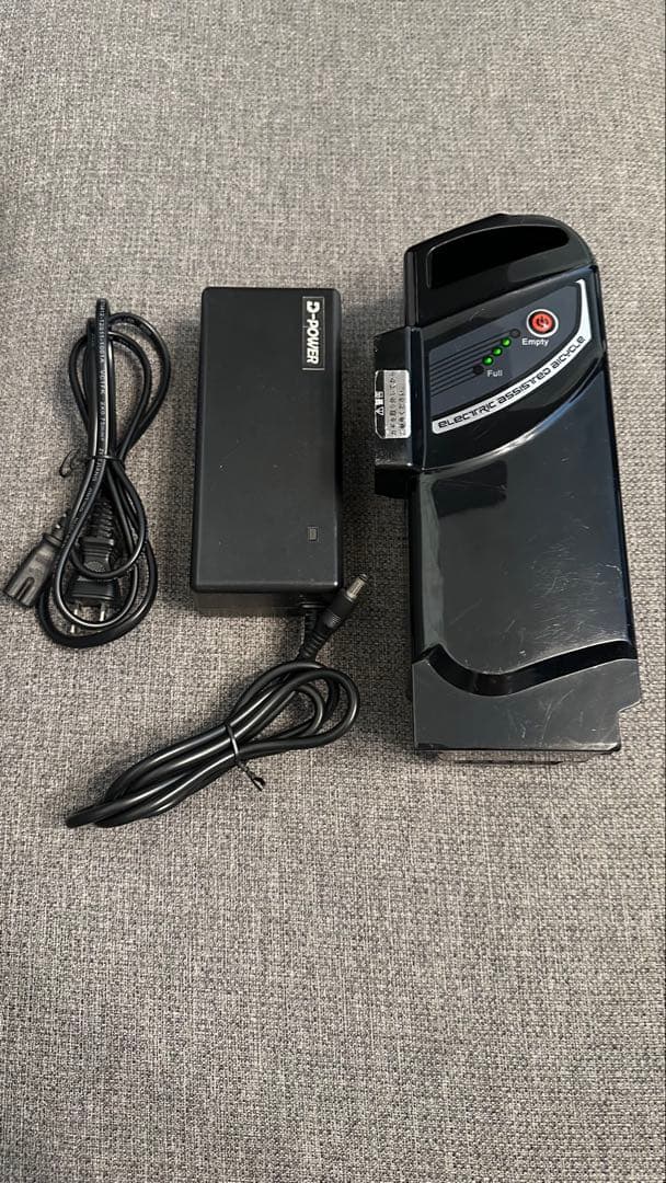 電動アシスト自転車バッテリー、予備バッテリー 単体 単品※電源コード、鍵　付属