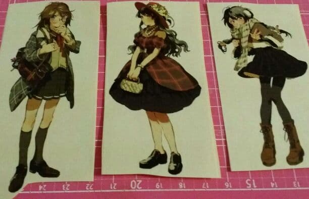 167.人物マステ1ループ切り売り200円