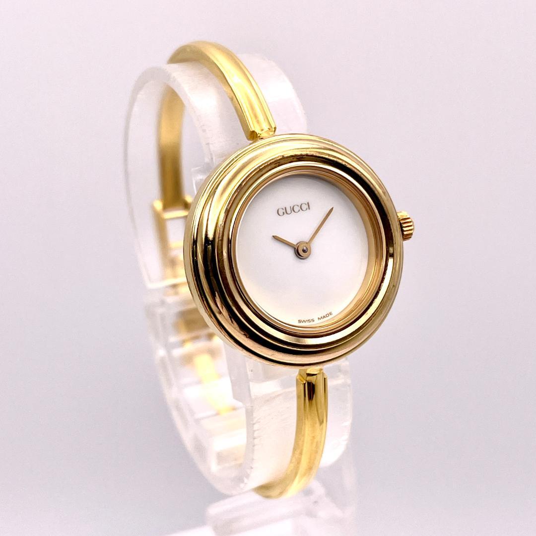 グッチ 11/12.2 チェンジベゼル ゴールド ブレス チェーン レディース