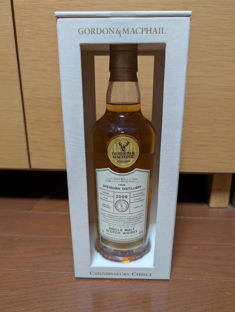 【G&M コニサーズチョイス カスクストレングス】スペイバーン12年 700ml