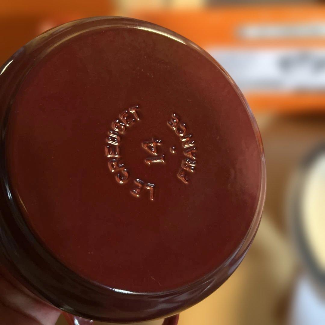 LE CREUSET 14型 両手鍋 ストーンウェア製ティーポット陶器セット