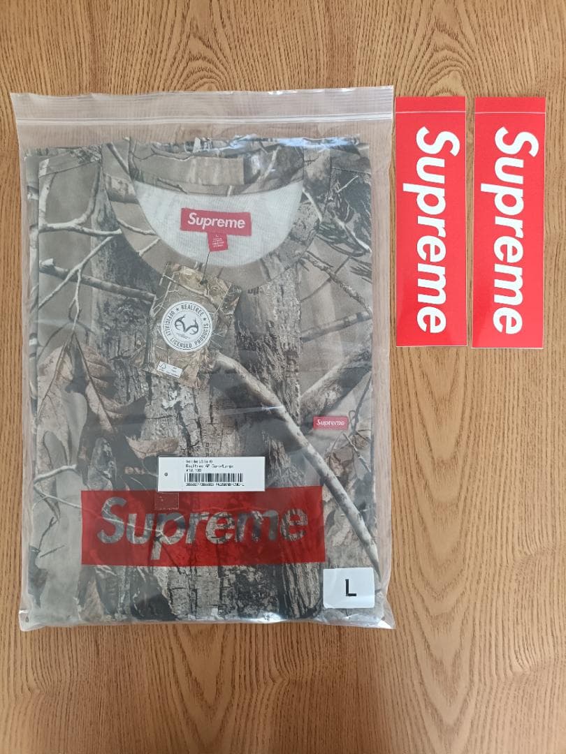 トップス supreme Small Box L/S Tee Realtree L
