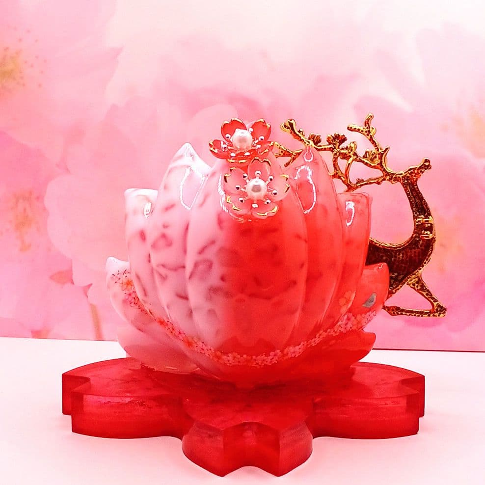 九尾の狐 ✨⭐️オルゴナイト⭐️✨ ■恋のお守りに最適■愛と生命力■魔除け