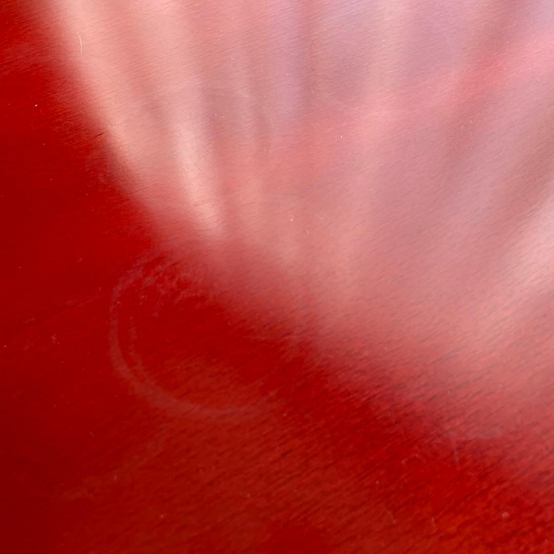 ニチエス　ダイニングテーブル　木製天板　アルミフレーム　廃盤品　マホガニー