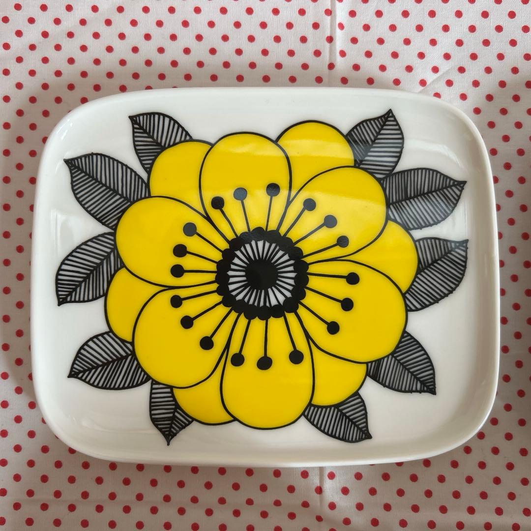 マリメッコ　ケスティト　スクエアプレート&ボウル　2点セット　kestit