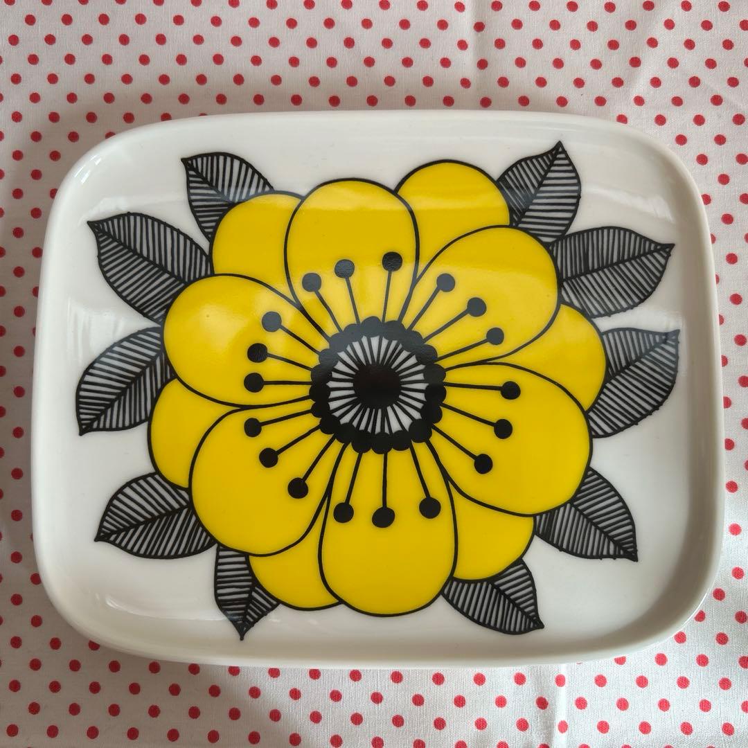 マリメッコ　ケスティト　スクエアプレート&ボウル　2点セット　kestit