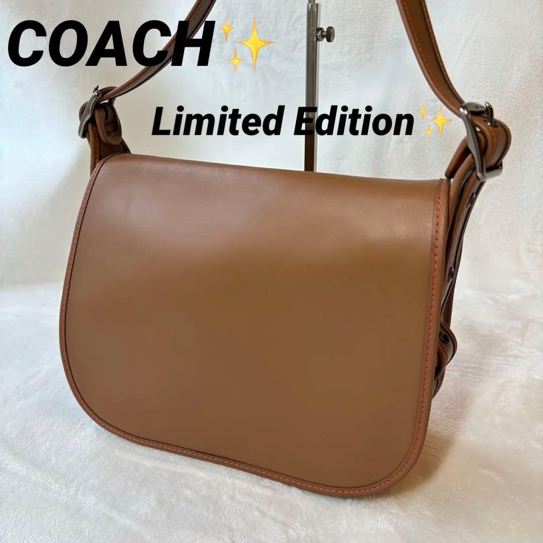 【希少✨】コーチ ショルダーバッグ 本革 レザー リミテッドエディション9170