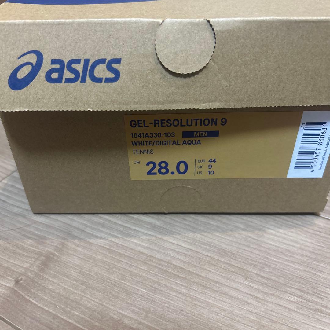 ASICS GEL-RESOLUTION 9 テニスシューズ 28.0cm箱付き
