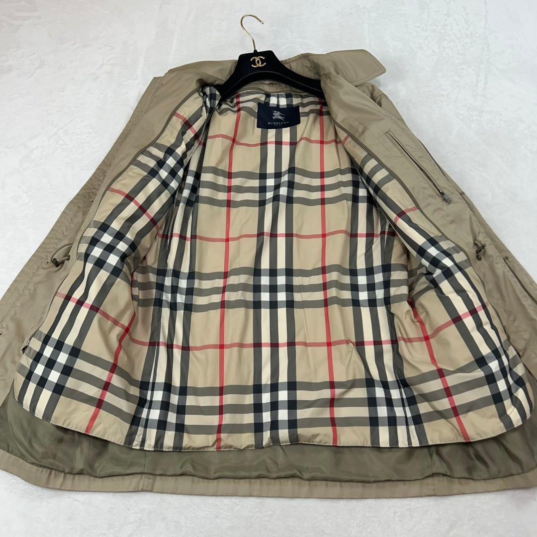 J481 美品 L バーバリーロンドン ライナー付き ステンカラーコート メンズ