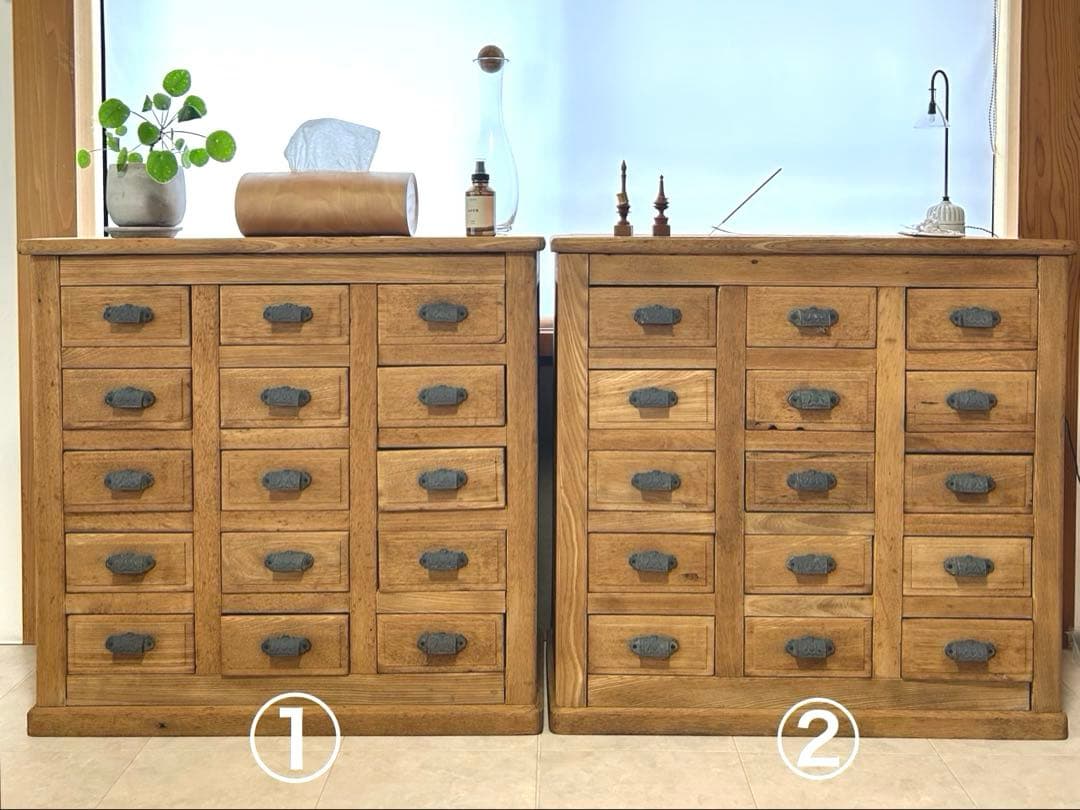 引き出し棚①　（古家具/ビンテージ）６月20日までの出品となります