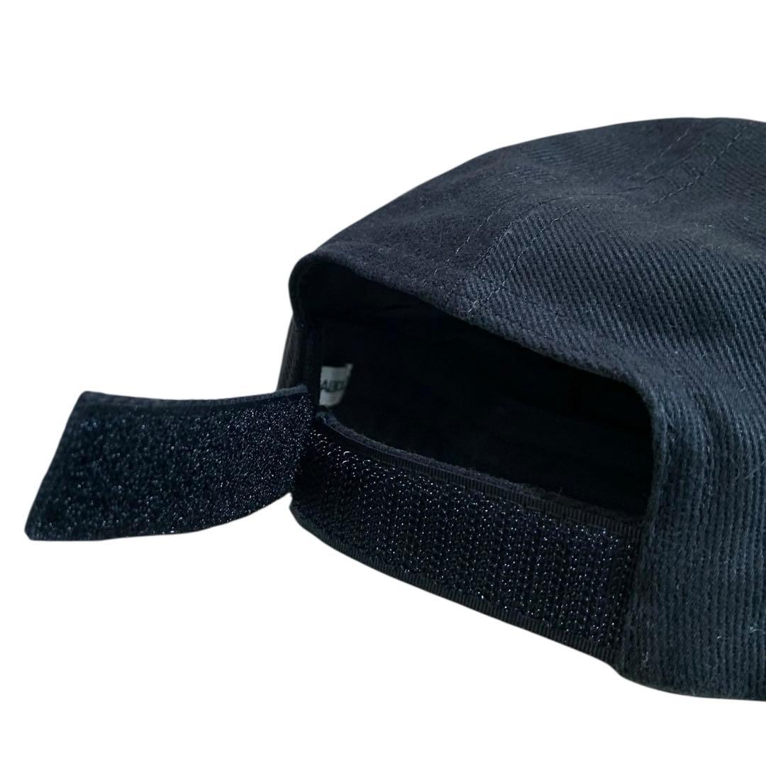 BALENCIAGA コットンキャップ　黒xロゴ　made in ITALY