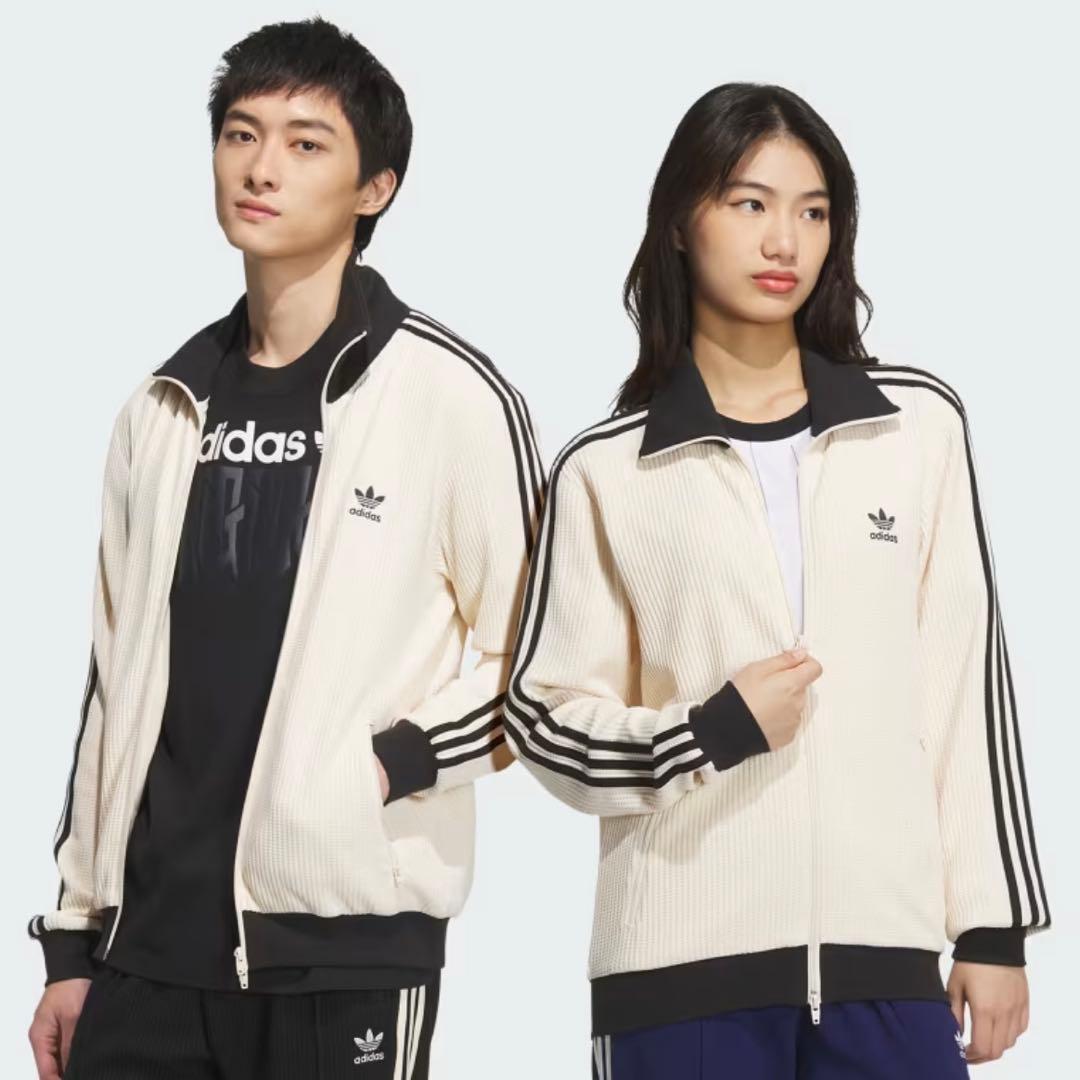 【美品】adidas originals ワッフルトラックジャケット　M