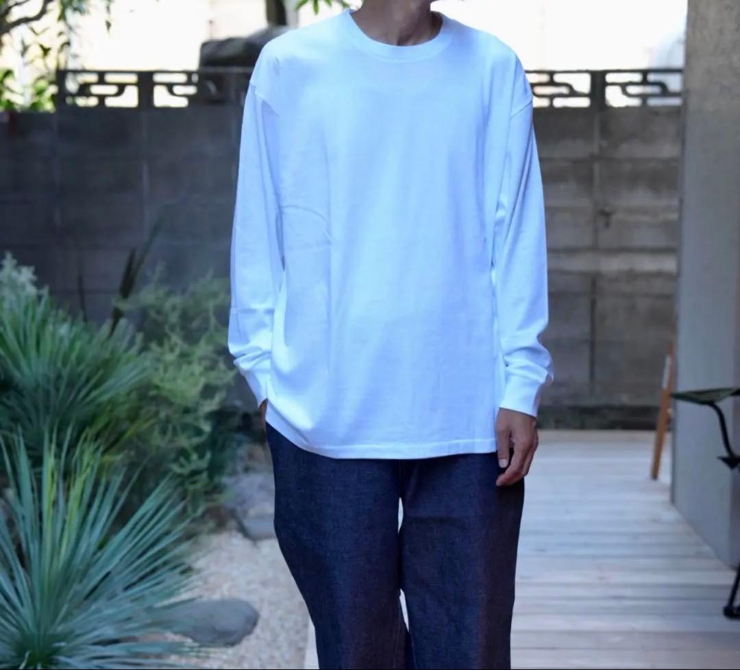 COMOLI / コットンジャージ 長袖Tシャツ　コモリ