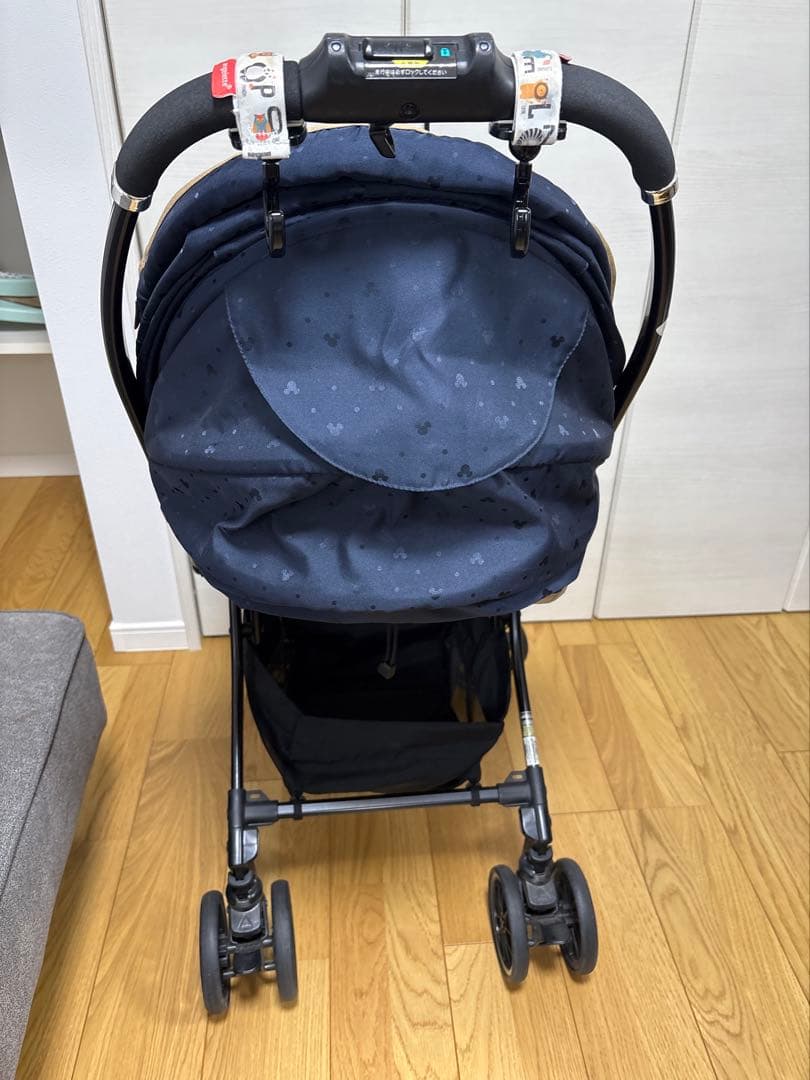 Combi コンビ　メチャカル　ハンディ オート4キャス ミッキーネイビー　限定