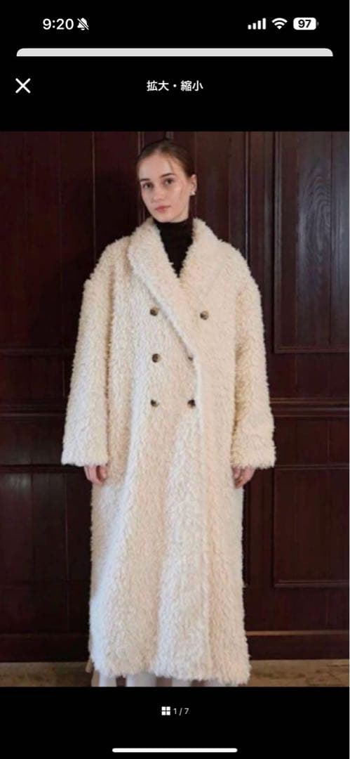 ジャケット・アウター acka poodle boa long coat 1