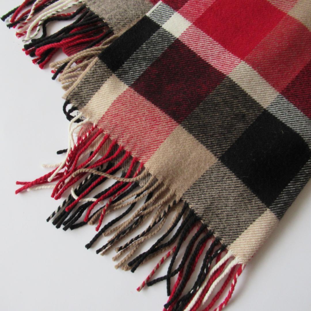 ブラックレーベルクレストブリッジ 新品レッド ストール / マフラー No.2