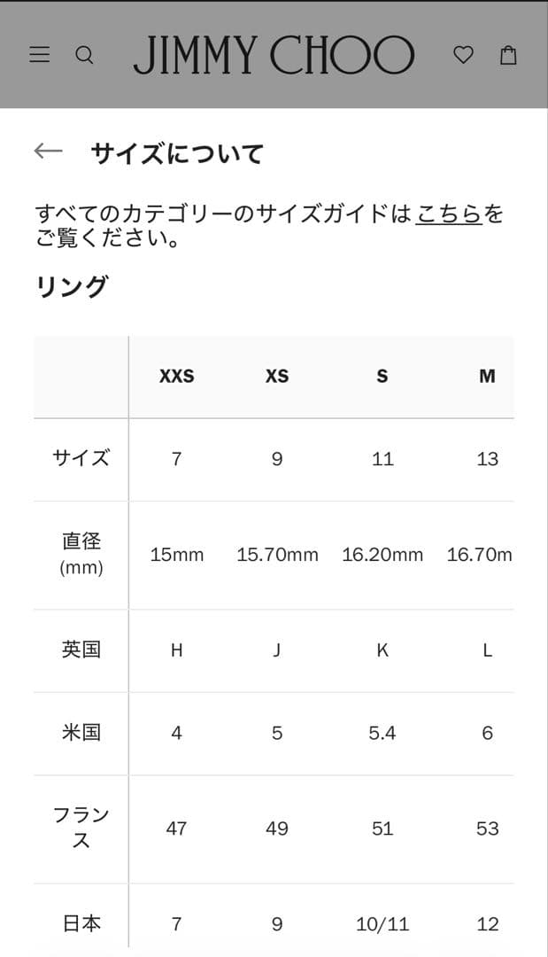 【美品】JIMMY CHOO スター パール リング　M 13号　シルバー　指輪