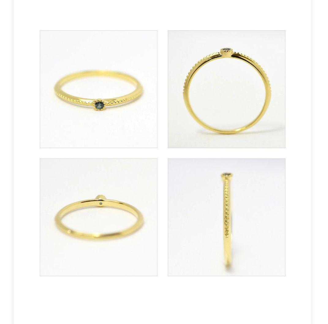 お値打ち価格☆Umu(アム)K18YG カラーチェンジガーネット ピンキー#－１