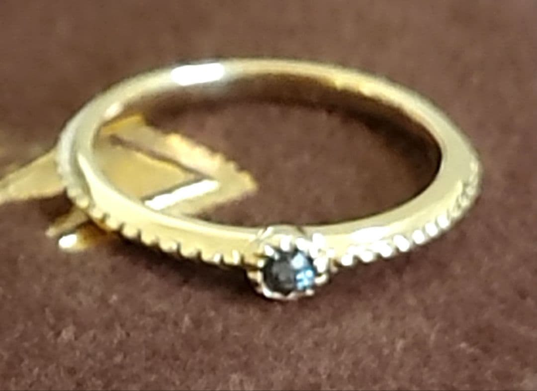 お値打ち価格☆Umu(アム)K18YG カラーチェンジガーネット ピンキー#－１