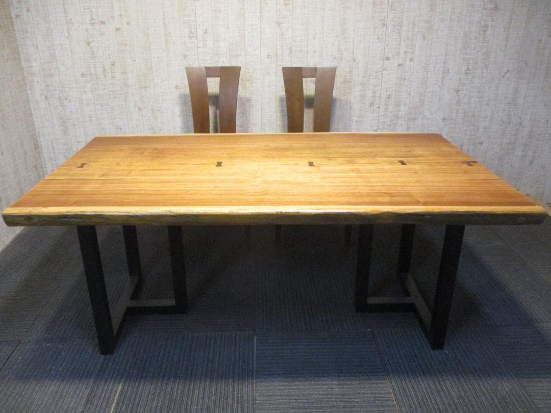 ＃1558■　ベリ　テーブル　ローテーブル　ダイニング　座卓　一枚板　天板