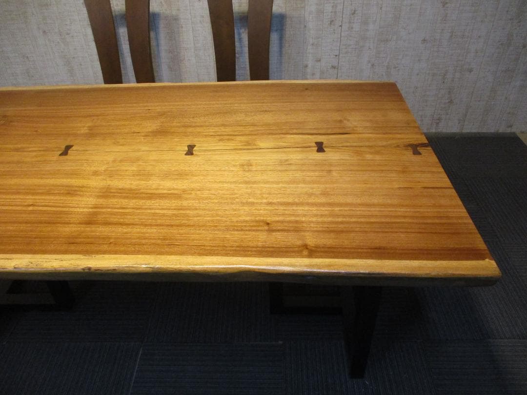 ＃1558■　ベリ　テーブル　ローテーブル　ダイニング　座卓　一枚板　天板