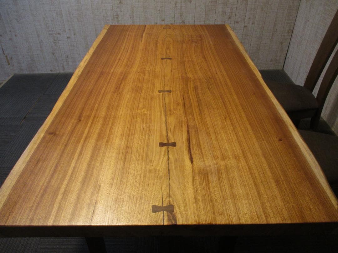 ＃1558■　ベリ　テーブル　ローテーブル　ダイニング　座卓　一枚板　天板