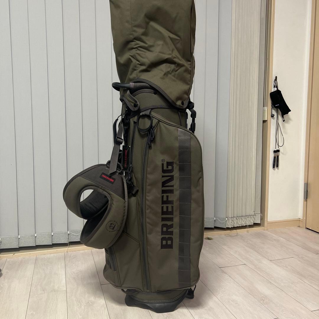 BRIEFING 大型キャディバッグ オリーブ