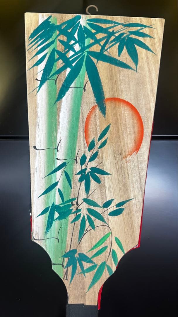 助六　歌舞伎風 羽子板 押絵　アンティーク　木目込人形