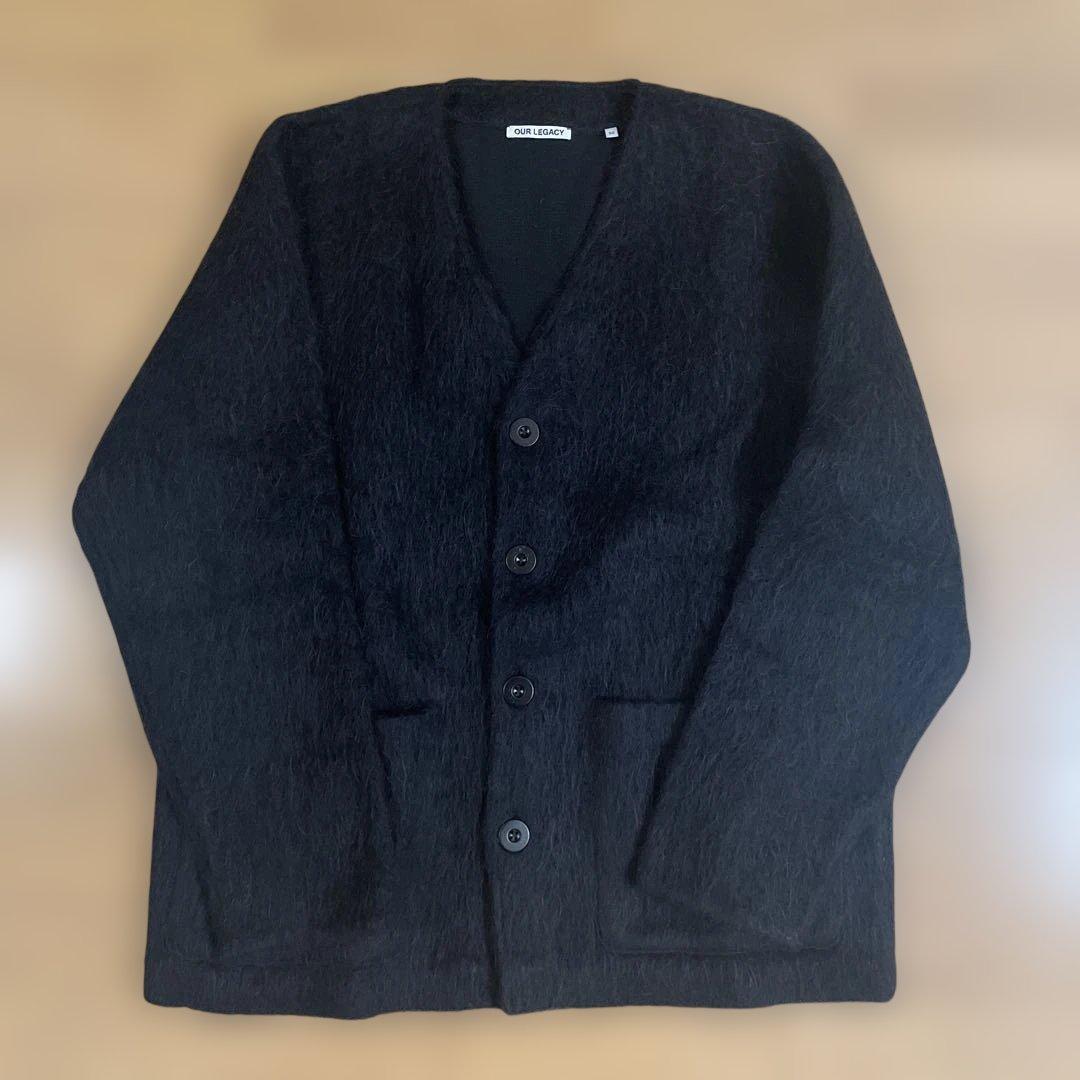 OUR LEGACY モヘア カーディガン ブラック 50
