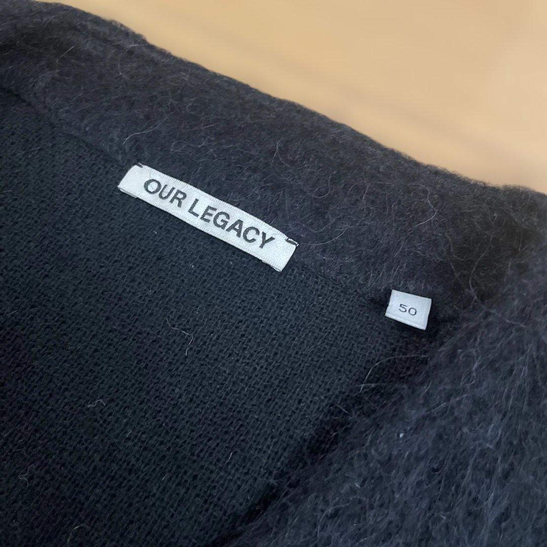 OUR LEGACY モヘア カーディガン ブラック 50