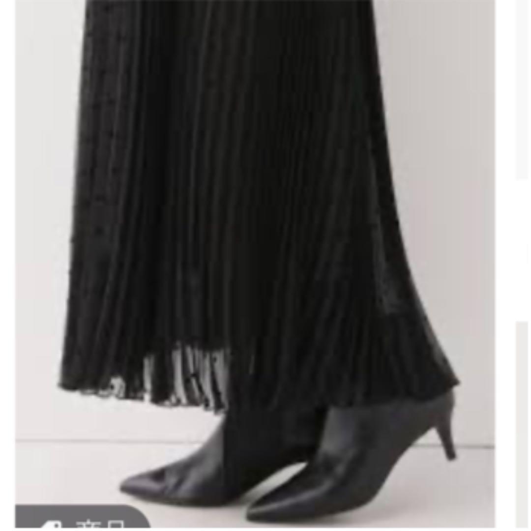 イエナ　フロッキードットスカート　ブラック36 新品