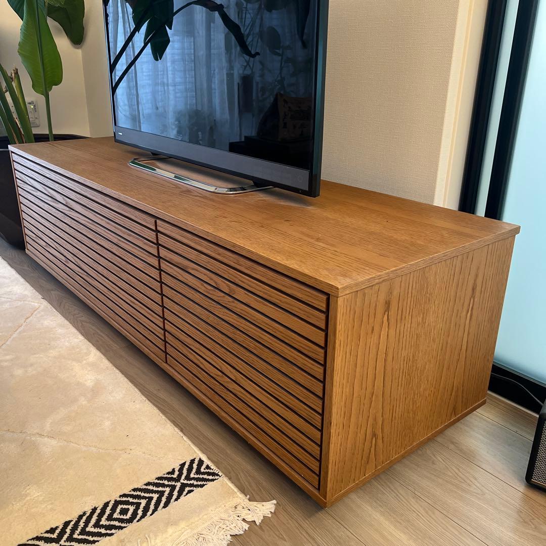 広松木工VERACREPAテレビボード150ナチュラルウッド