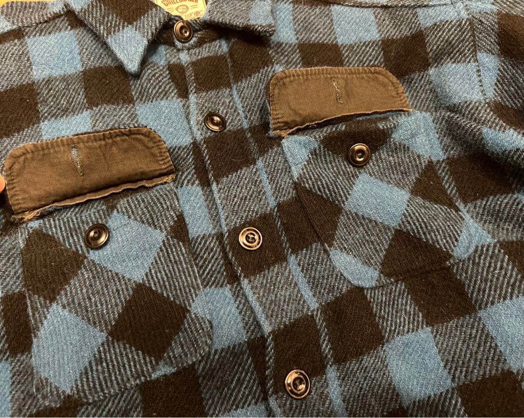 トップス Vintage CHILL CHASER Wool Check Shirts