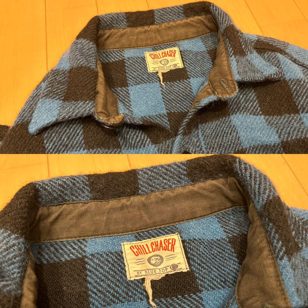 トップス Vintage CHILL CHASER Wool Check Shirts