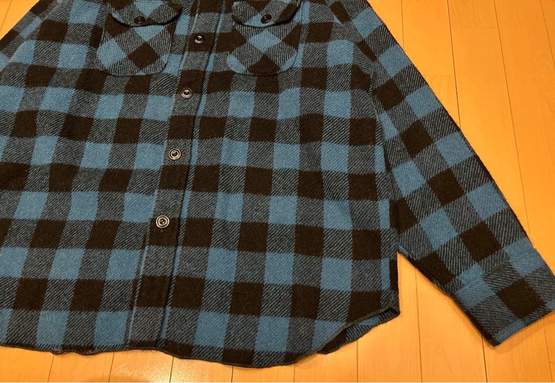 トップス Vintage CHILL CHASER Wool Check Shirts