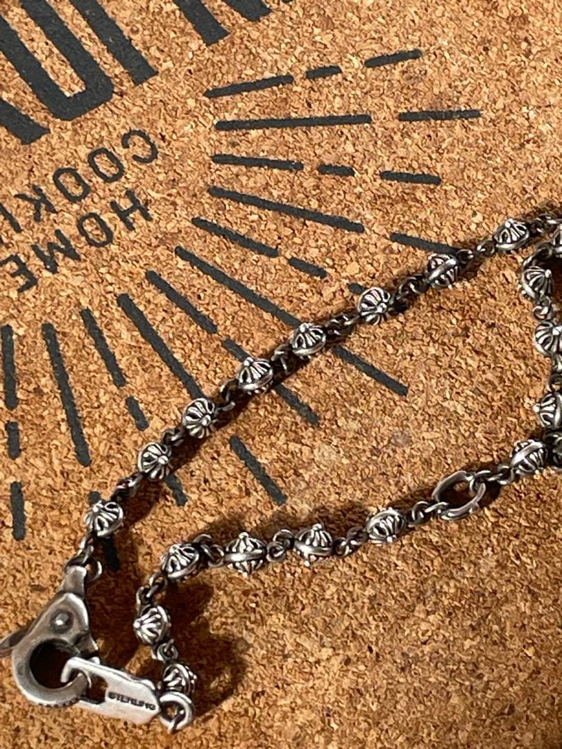 クロスボールネックレス　シルバー925