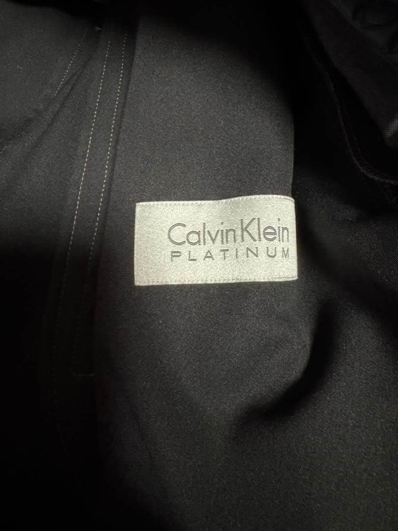 【未使用級】カルバンクライン　グレー 中綿ステンカラーコート サイズ38