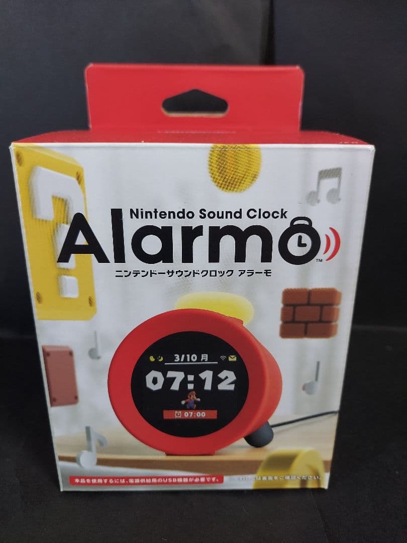 【動作確認済み】Nintendo Alarmo サウンドクロック レッド
