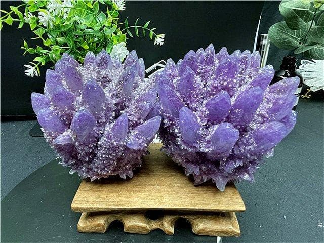 超綺麗ピンクアメジストクラスターB86G6/307G01B