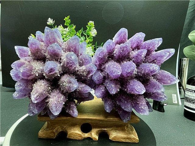 超綺麗ピンクアメジストクラスターB86G6/307G01B