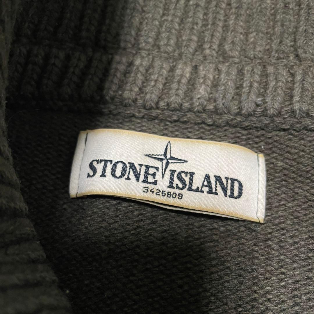 STONE 　コンパスパッチ スナイデルニット　ジップ　カーディガン